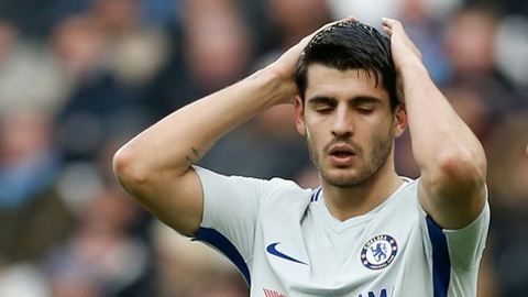 Morata đánh mất phong độ