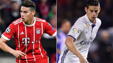 Phong độ của James thay đổi như thế nào khi ở Bayern và Real?