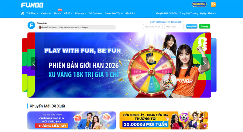 Top 10 casino trực tuyến uy tín nhất fun88